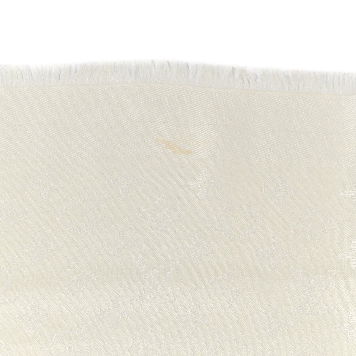 Louis Vuitton Silk Wool Monogram Shawl Beige 5 of 5
