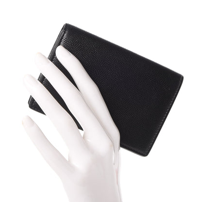 Saint Laurent Grain De Poudre Business Card Case Black 2 of 9