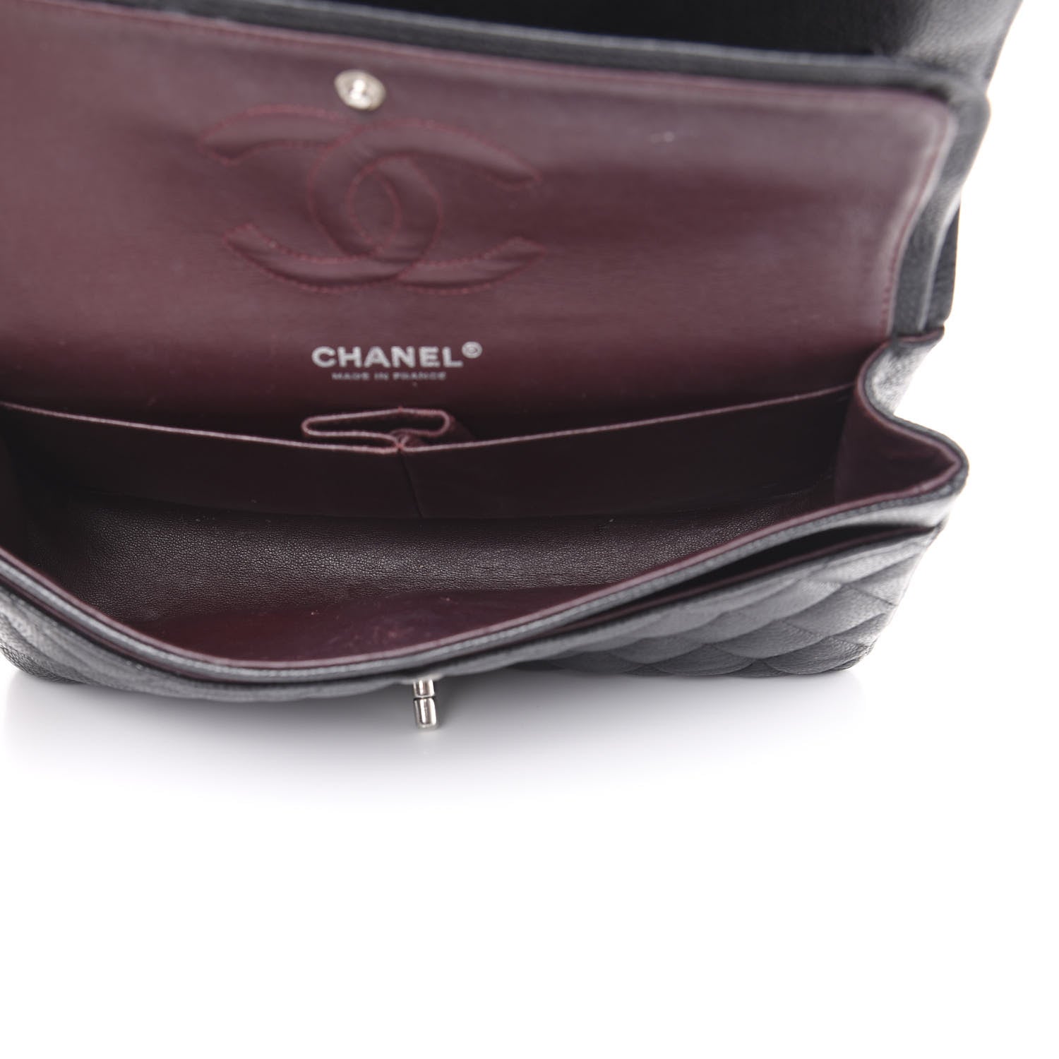 Chanel Caviar Quilted Medium Double Flap Black 4 of 11