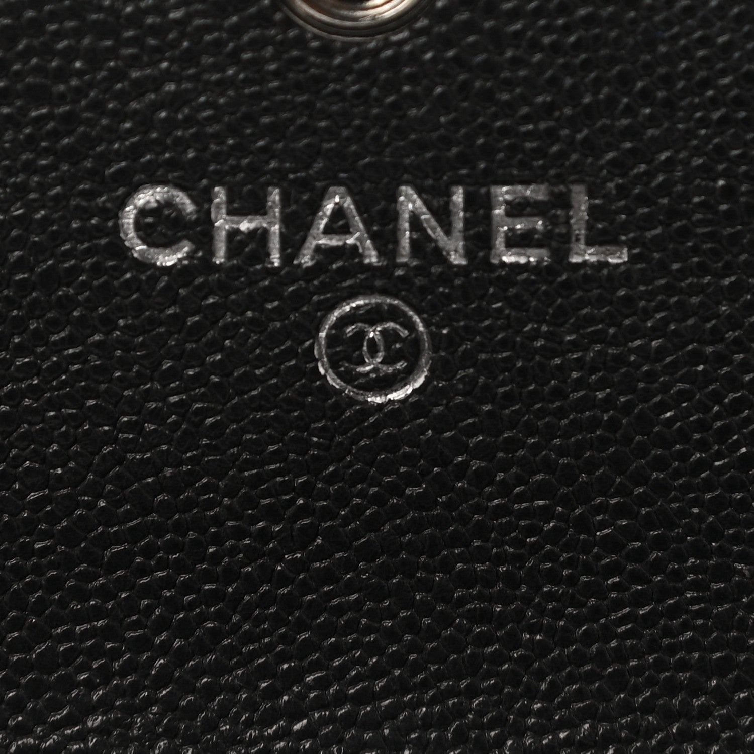 Chanel Metallic Caviar Quilted Boy Flap Wallet Black 7 of 10