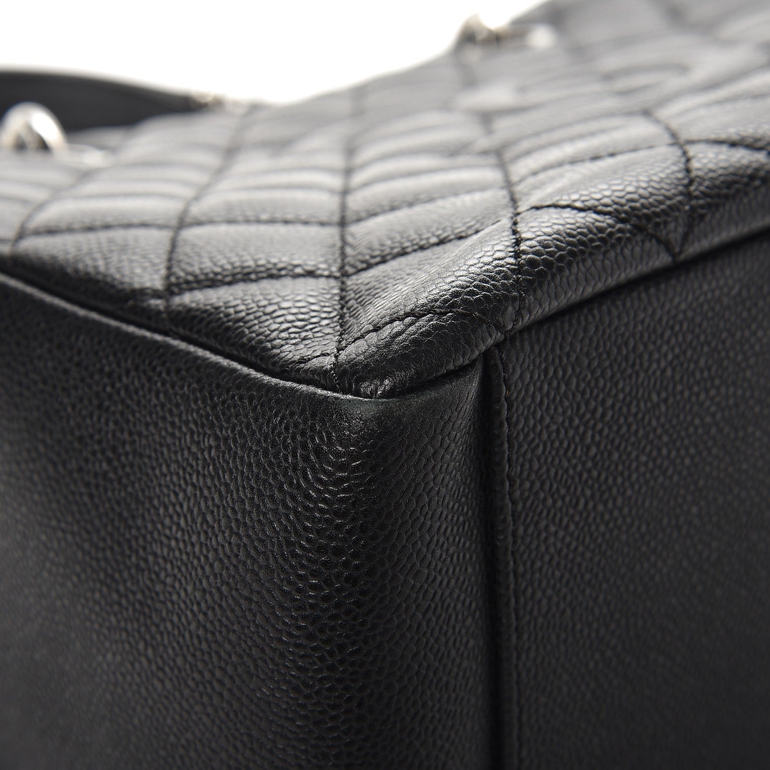 Chanel Caviar Quilted Grand Shopping Tote GST Black 8 of 11