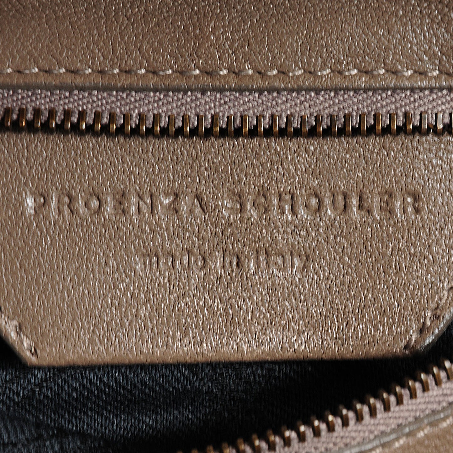 Lambskin PS1 Large Satchel Smoke