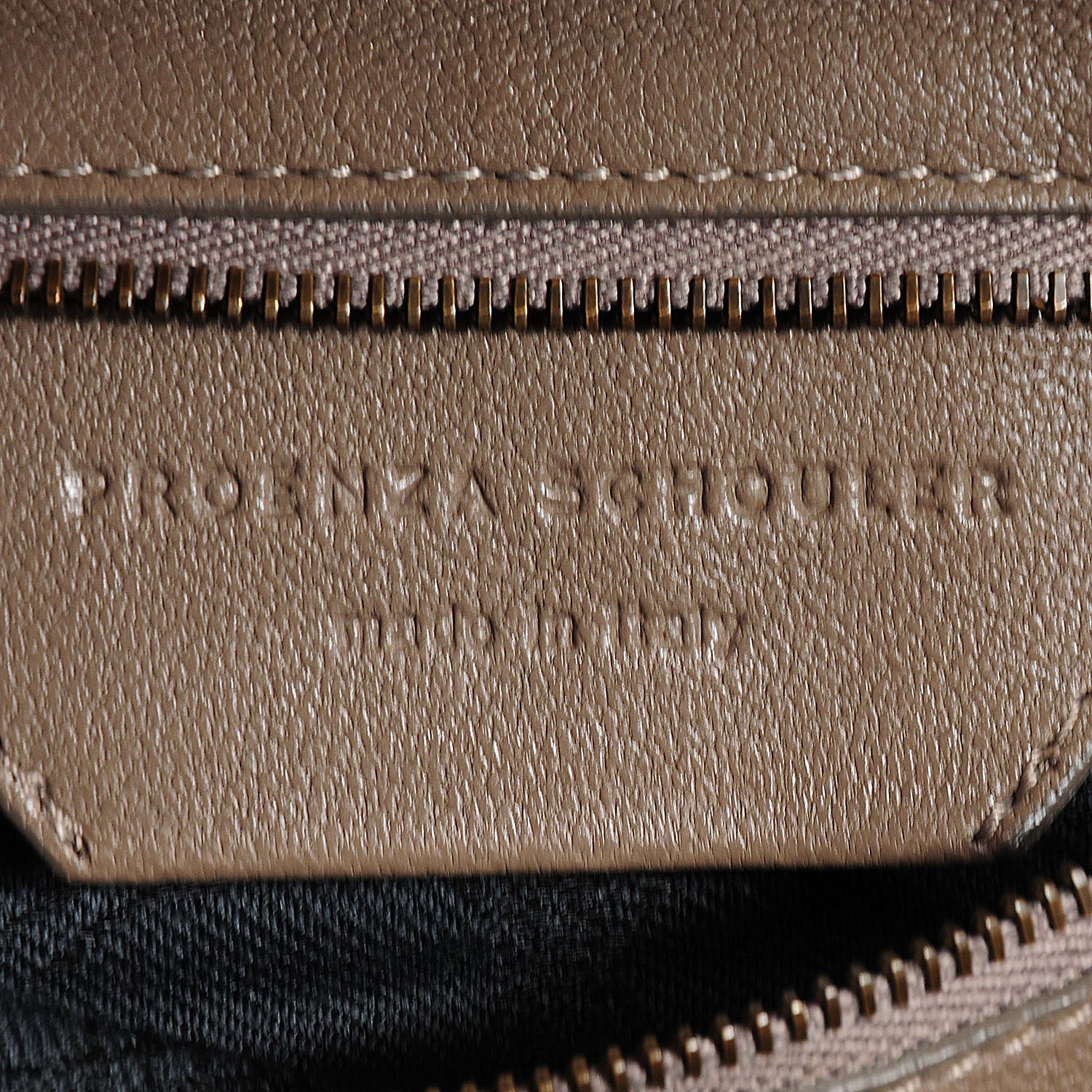 Proenza Schouler Lambskin PS1 Large Satchel Smoke 3 of 14