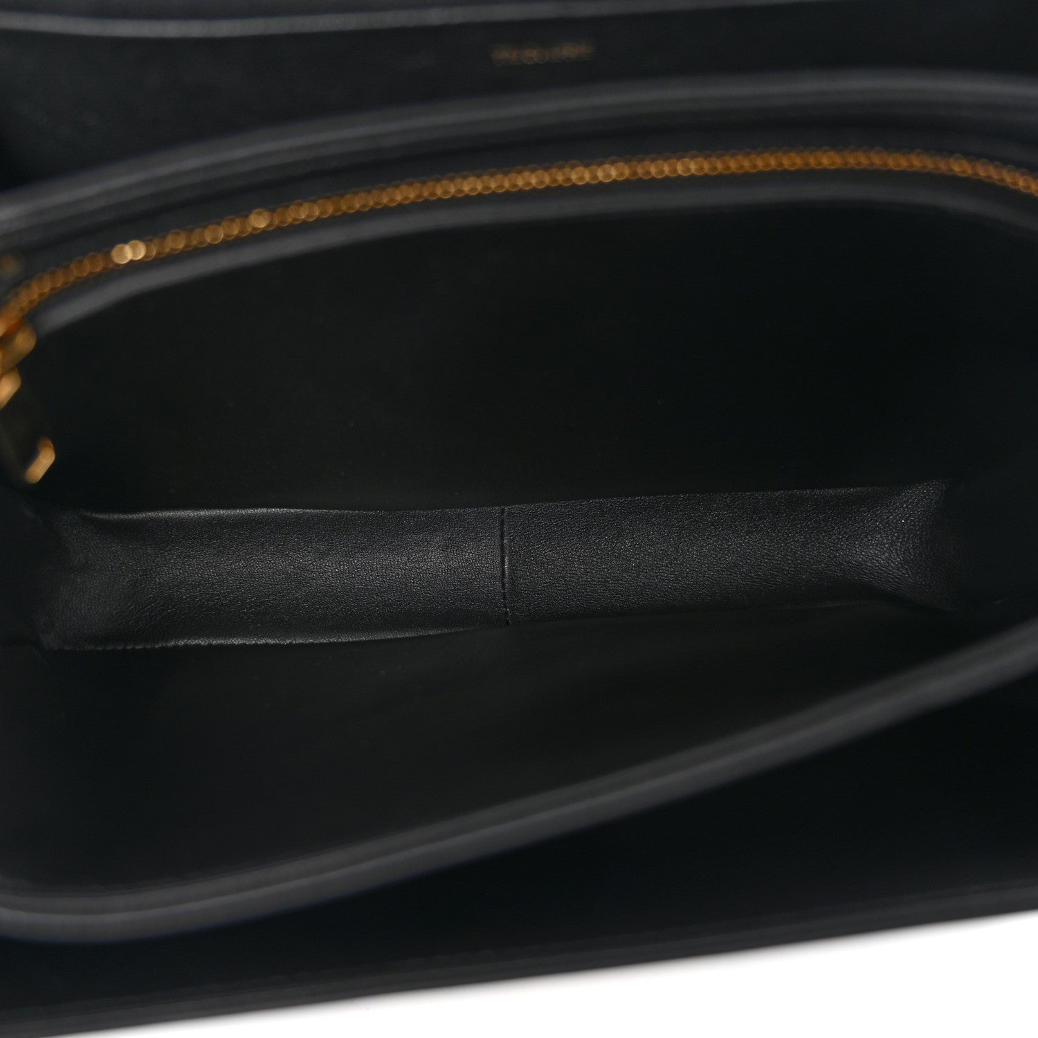 Celine Shiny Calfskin Medium Triomphe Black 4 of 13