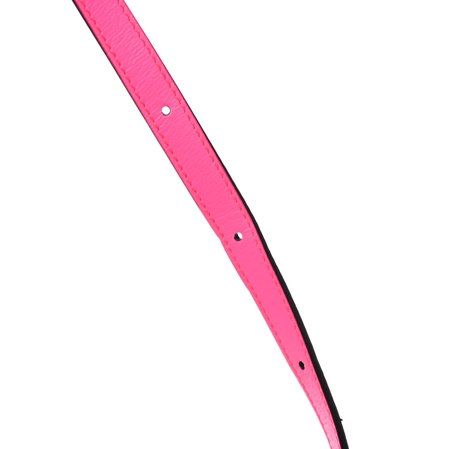 Vinyl Web Mini Ophidia Transparent Shoulder Bag Fluorescent Fuchsia