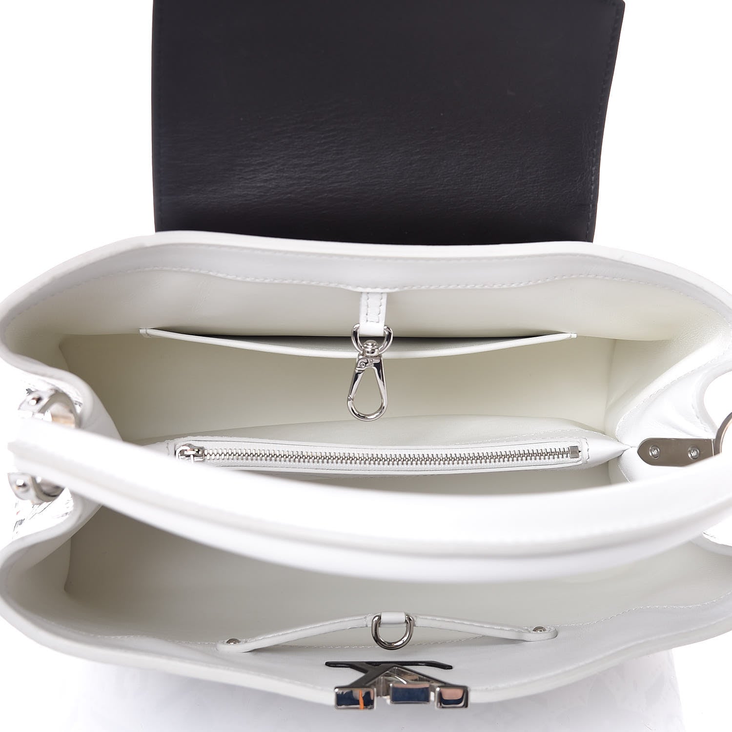 Louis Vuitton Calfskin Graphic Print Capucines MM 5 of 9