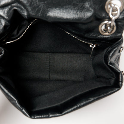 Balenciaga Arena Calfskin Mini Monaco Chain Shoulder Bag Black 5 of 10