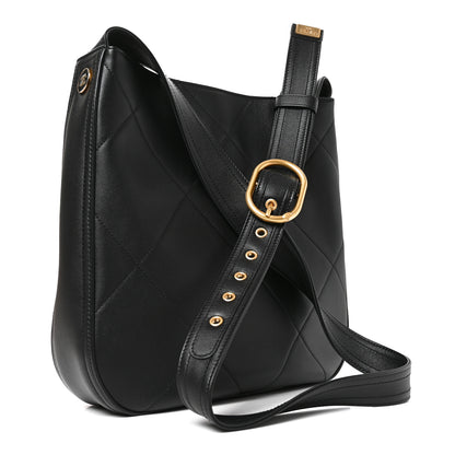 Chanel Calfskin Stitched Easy Mood Hobo Black 3 of 10