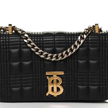 Burberry Grainy Calfskin Quilted Mini Lola Bag Black 8 of 10