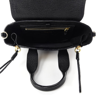 3.1 Phillip Lim 3.1 Textured Calfskin Mini Pashli Satchel Black 5 of 10