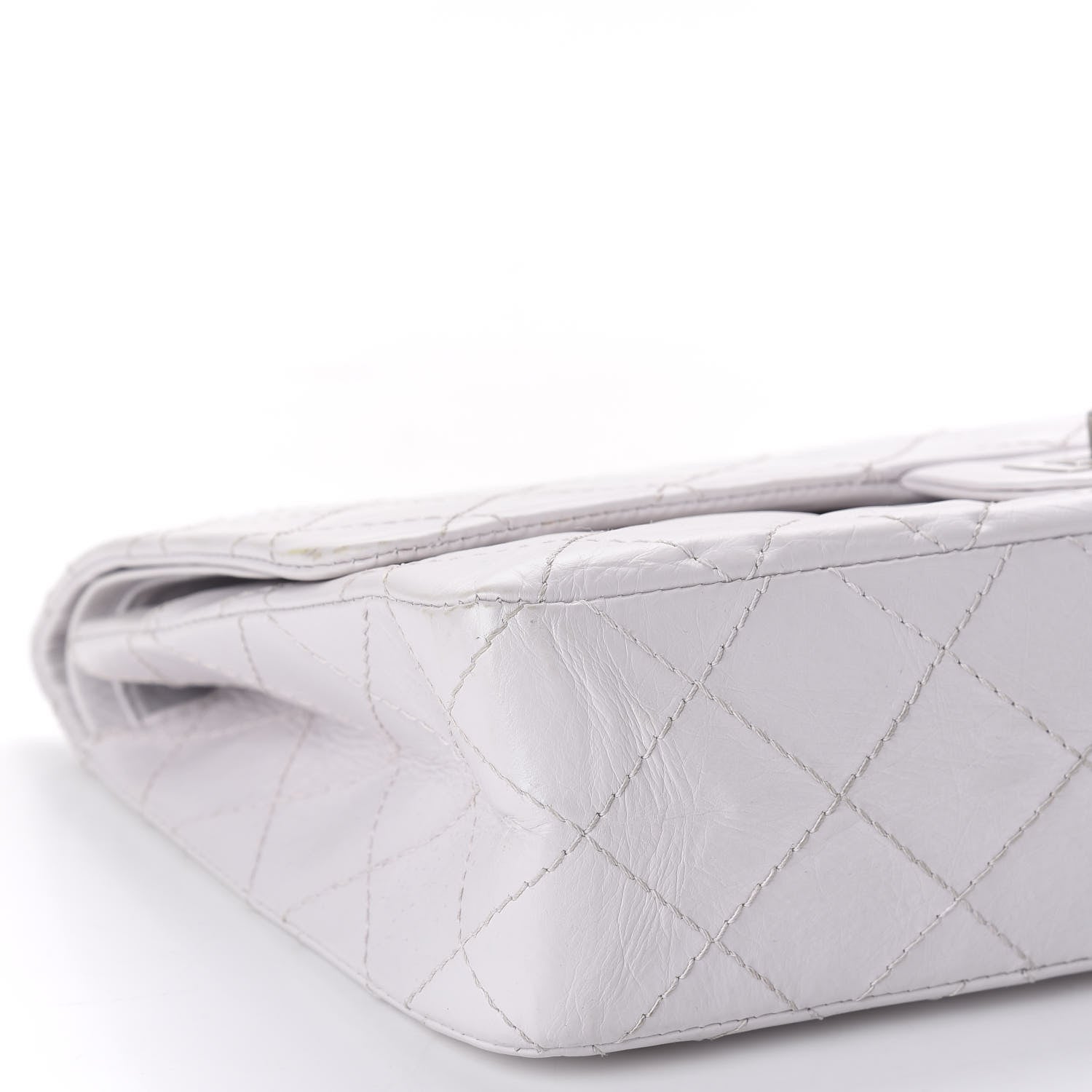 Chanel Aged Calfskin 50th Anniversary 2.55 Reissue 227 White 7 of 14