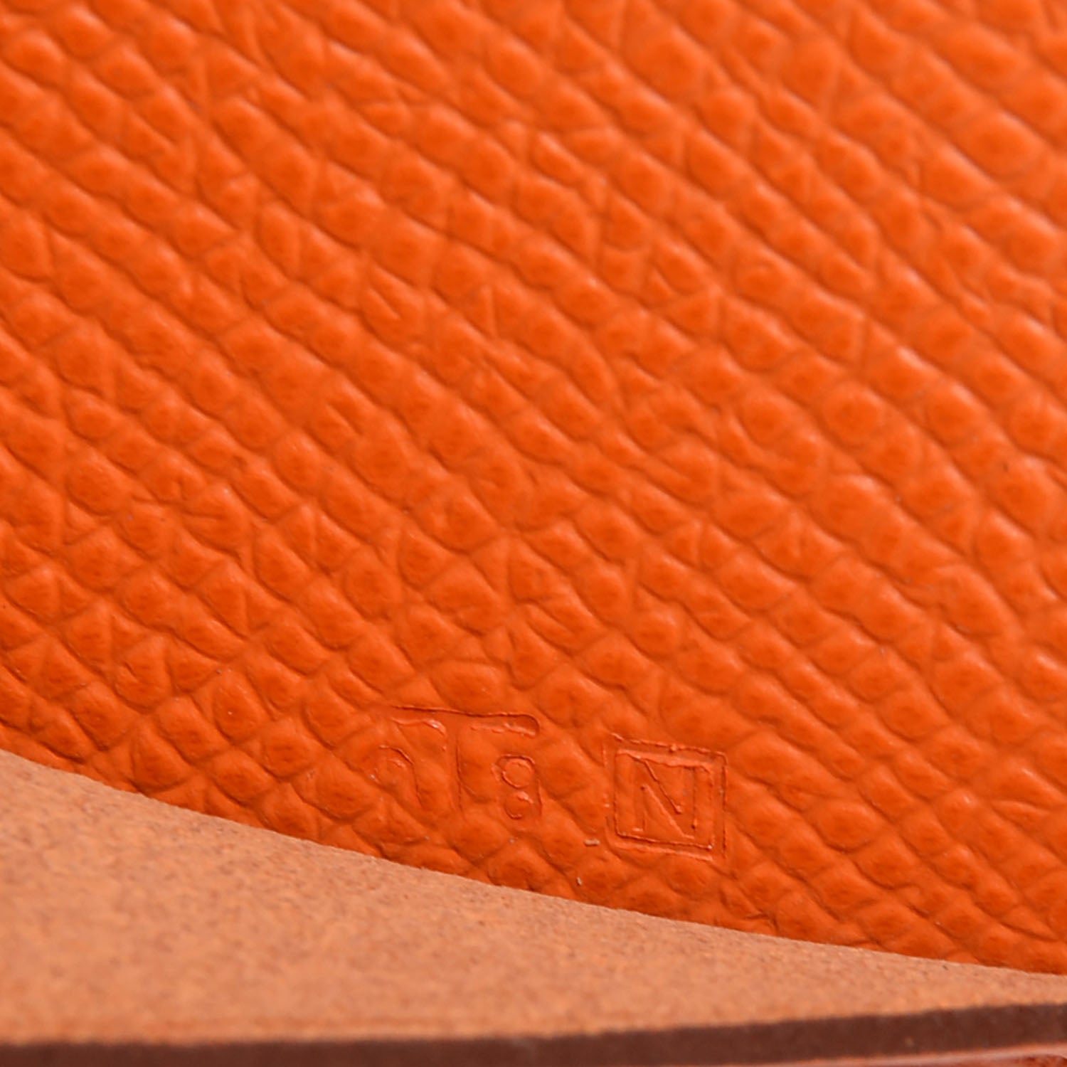 Hermes Epsom Yellow Pad PM Iris Orange 14 of 19