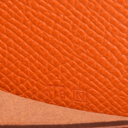 Hermes Epsom Yellow Pad PM Iris Orange 14 of 19