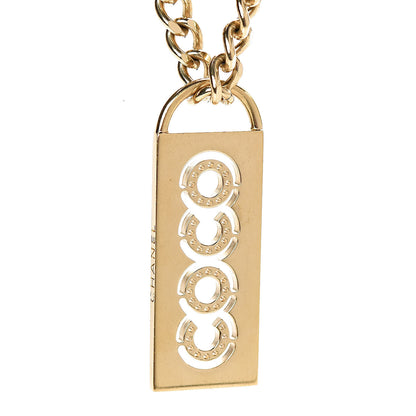 Chanel Coco Chain Necklace Gold 3 of 6