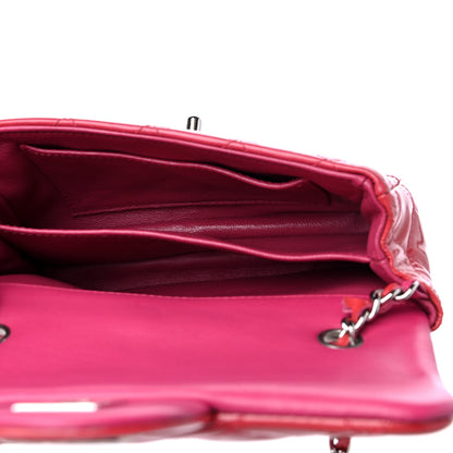 Chanel Patent Calfskin Quilted Extra Mini Rectangular Flap Pink 5 of 11