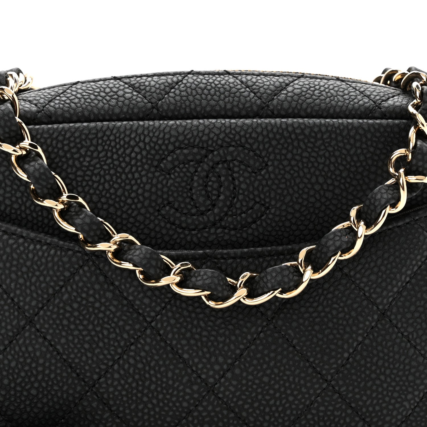 Chanel Iridescent Caviar Quilted Mini Coco Tassel Camera Case Black 10 of 10