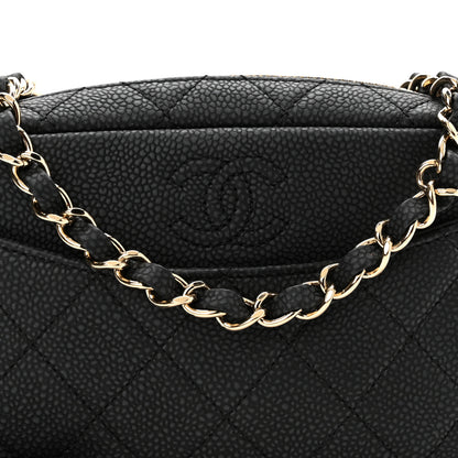 Chanel Iridescent Caviar Quilted Mini Coco Tassel Camera Case Black 10 of 10