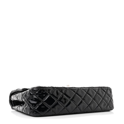 Chanel Patent Quilted Medium Double Flap Black 4 of 11
