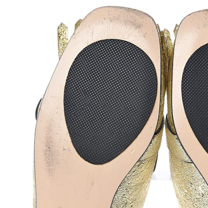 Gucci Galassia Womens GG Marmont Fringe Slippers 38.5 Platino 9 of 13