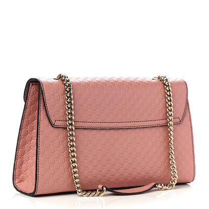 Gucci Microguccissima Medium Emily Chain Shoulder Bag Soft Pink 3 of 14