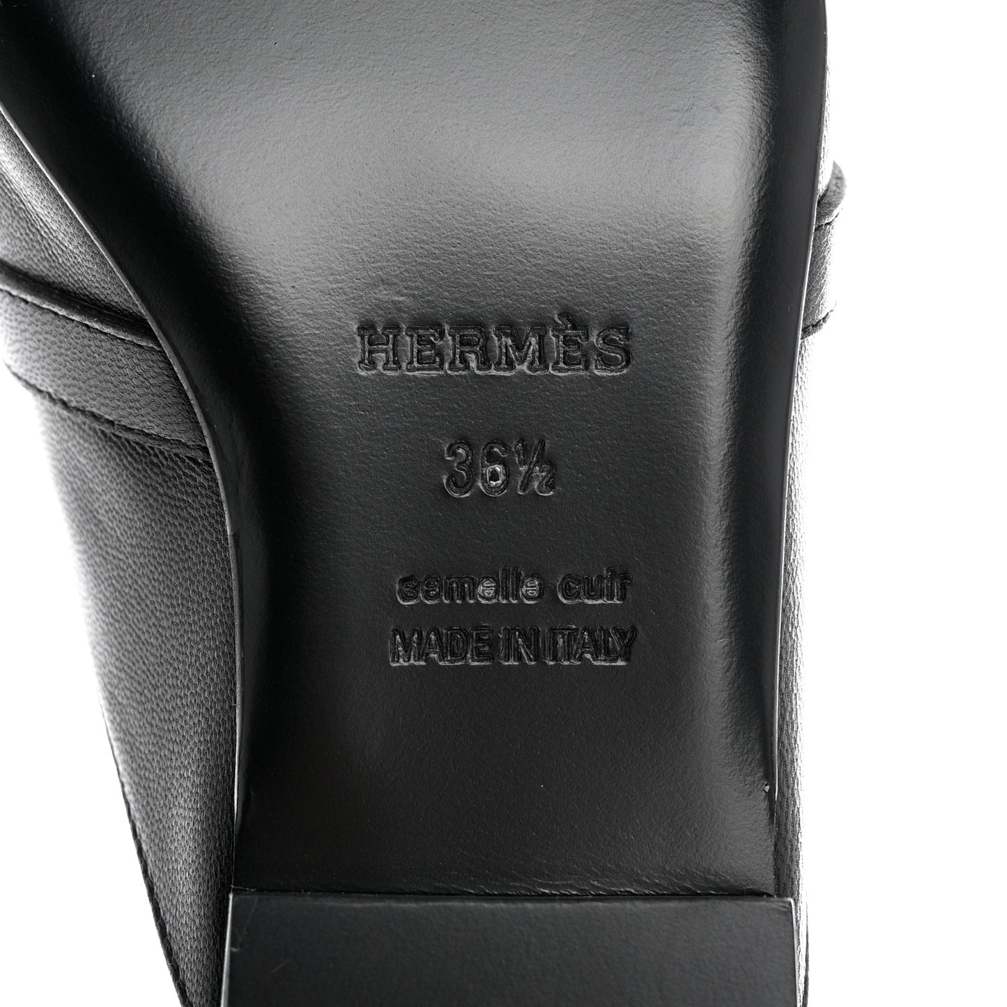 Goatskin Oz Mules 36.5 Black