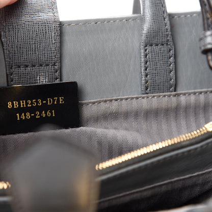 Fendi Vitello Elite Petite 2Jours Tote Grigio Grigio Chiaro 12 of 13