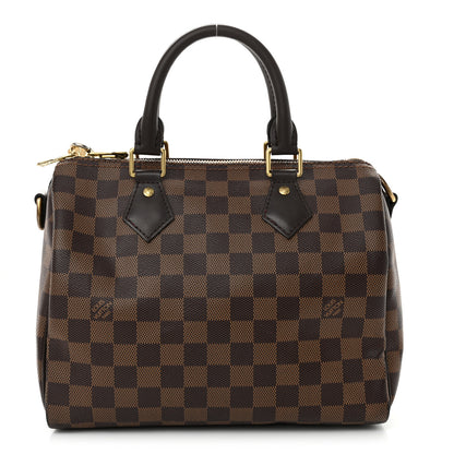Louis Vuitton Damier Ebene Speedy Bandouliere 25 1 of 11