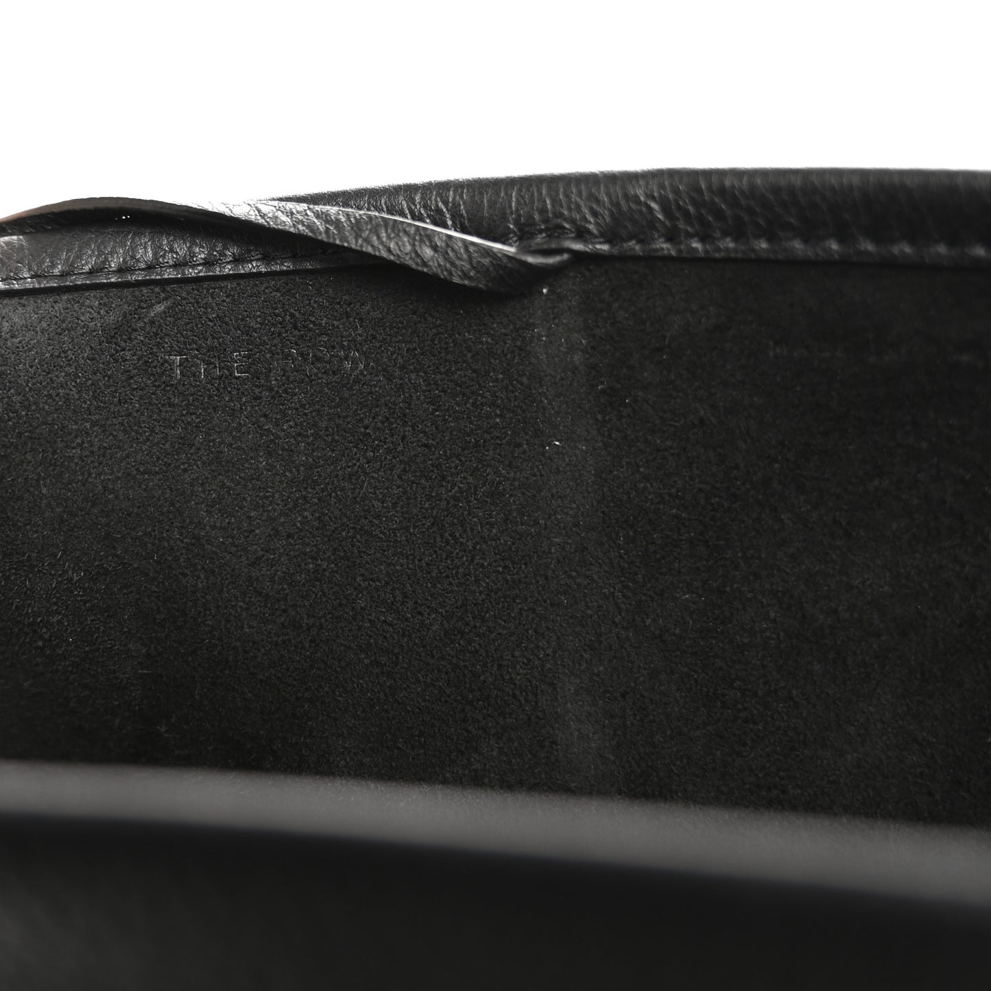 Grained Calfskin Medium N/S Park Tote Black