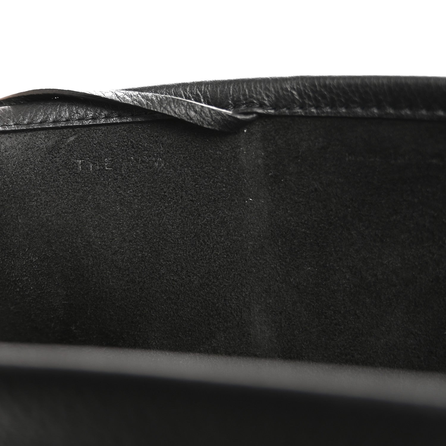 The Row Grained Calfskin Medium N/S Park Tote Black 6 of 10