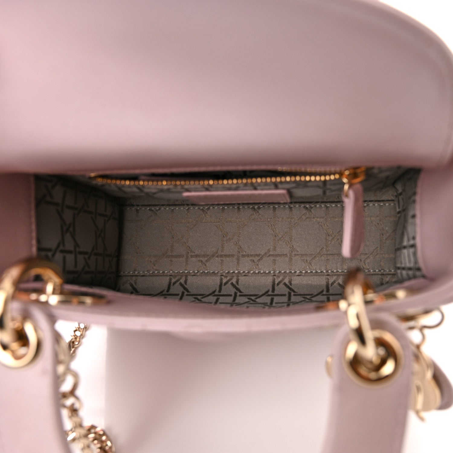 Christian Dior Lambskin Cannage Mini Lady Dior Rose Clair 5 of 10