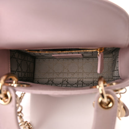 Christian Dior Lambskin Cannage Mini Lady Dior Rose Clair 5 of 10