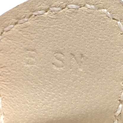 Hermes Milo Lambskin Matte Alligator Touch Grigri Rodeo Horse Bag Charm PM Craie 4 of 4