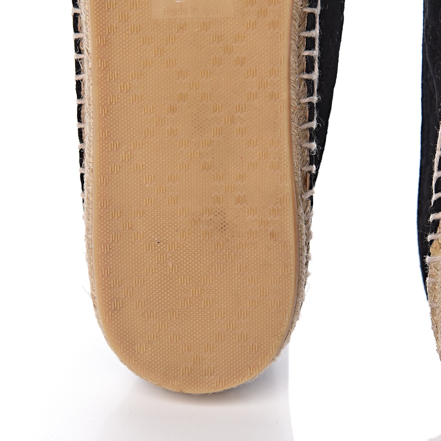 Gucci Suede Microguccissima Espadrilles 38.5 Black 11 of 14