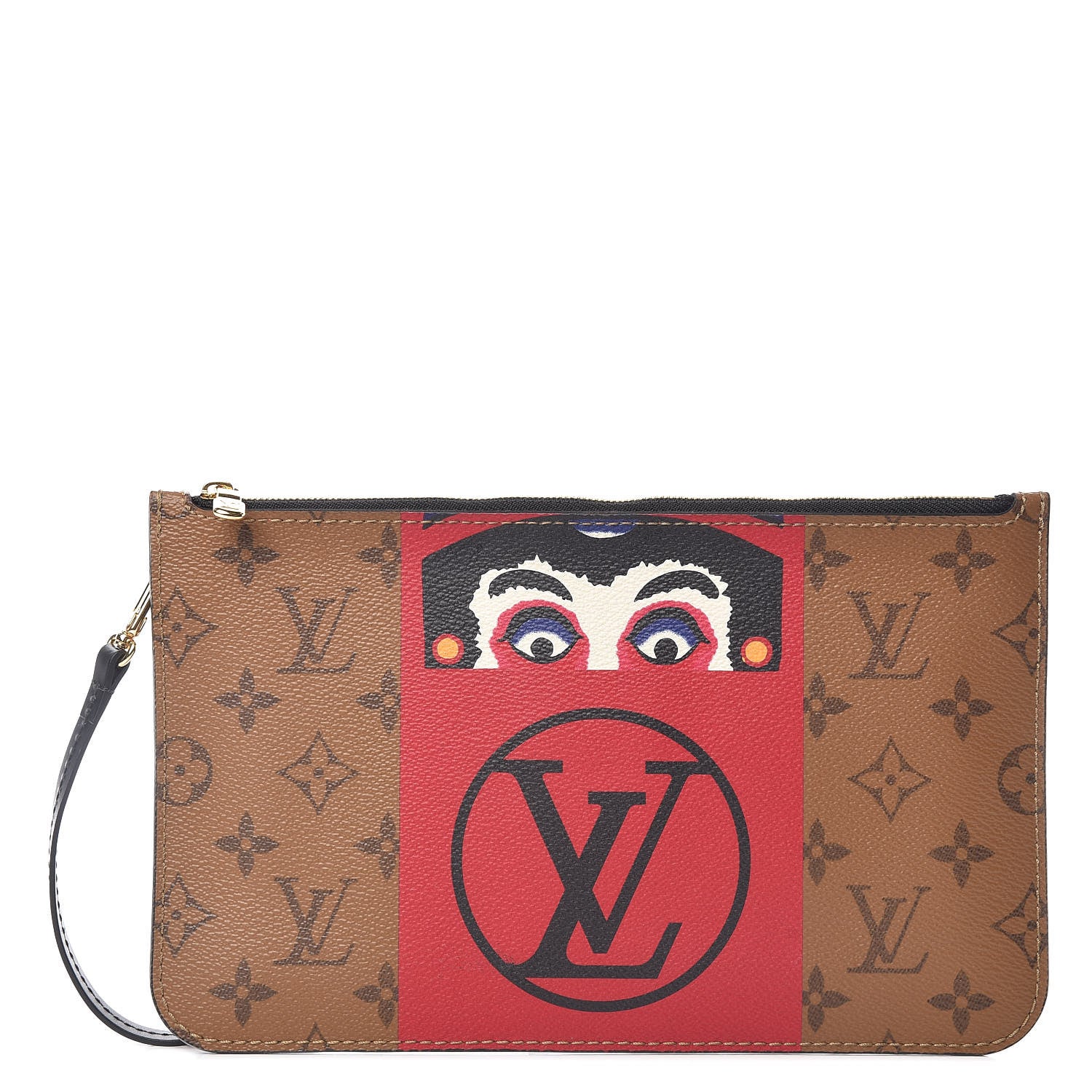 Louis Vuitton Reverse Monogram Kabuki MM GM Pochette 1 of 7