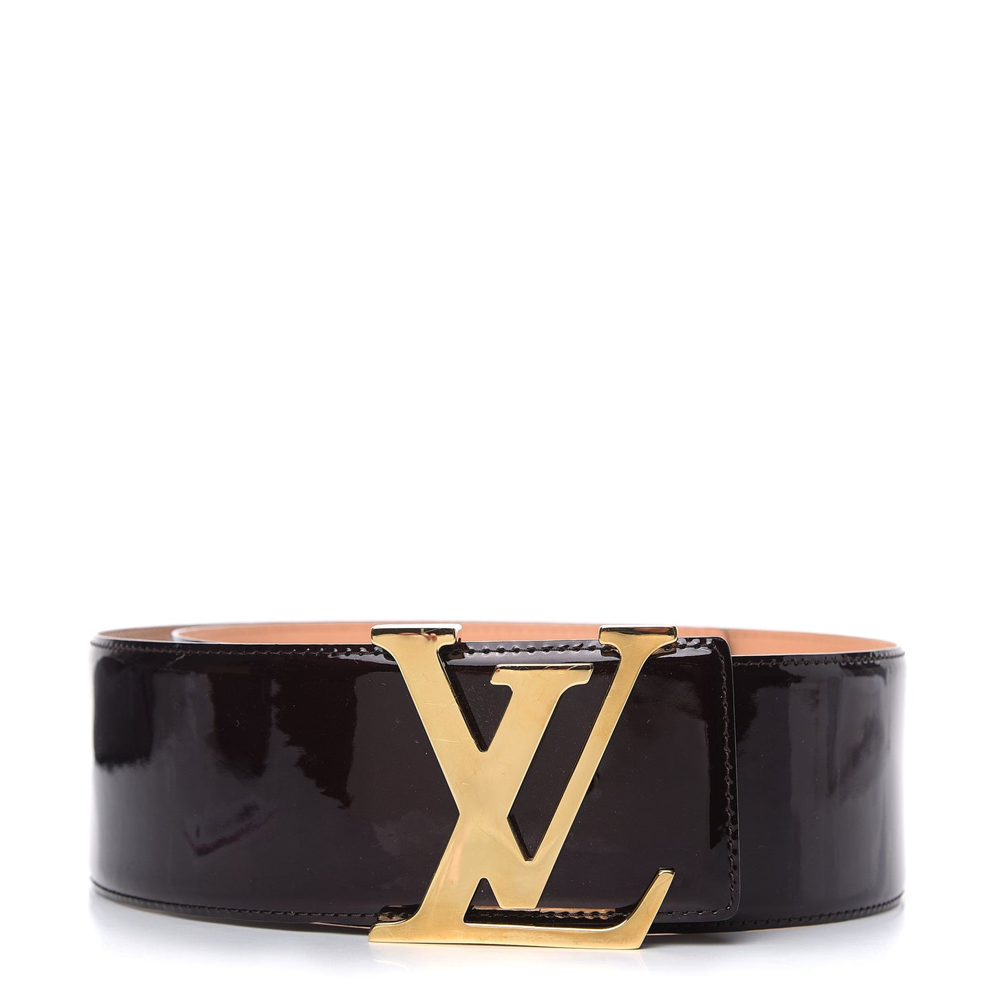 Patent LV Facettes Belt 85 34 Amarante