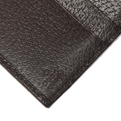Gucci Monogram Web Compact Wallet Dark Brown 6 of 8