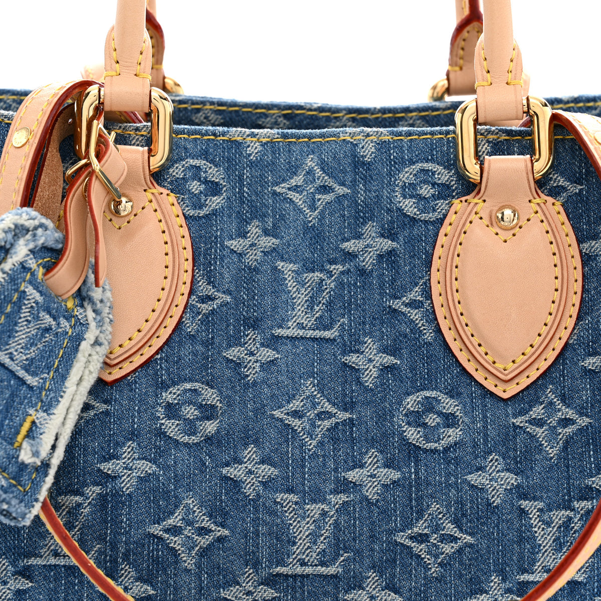 Monogram Denim Onthego MM Blue