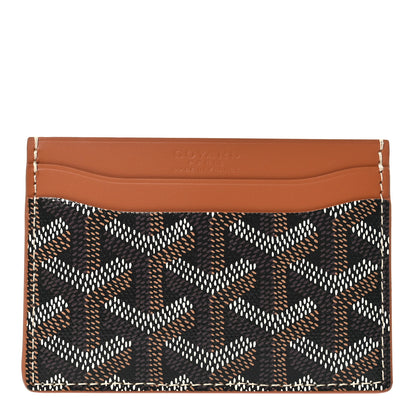 Goyard Goyardine Saint Sulpice Card Holder Black Gold 1 of 8