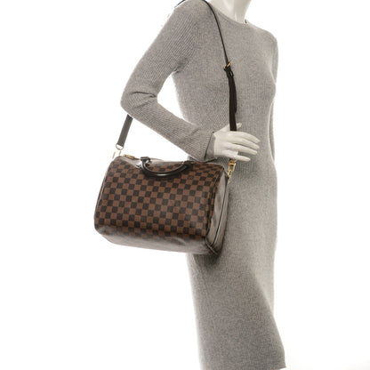 Louis Vuitton Damier Ebene Speedy Bandouliere 30 2 of 6