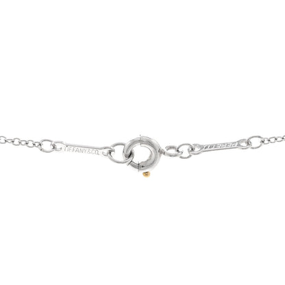 Tiffany Platinum Diamond 17mm Elsa Peretti Cross Pendant Necklace 4 of 5