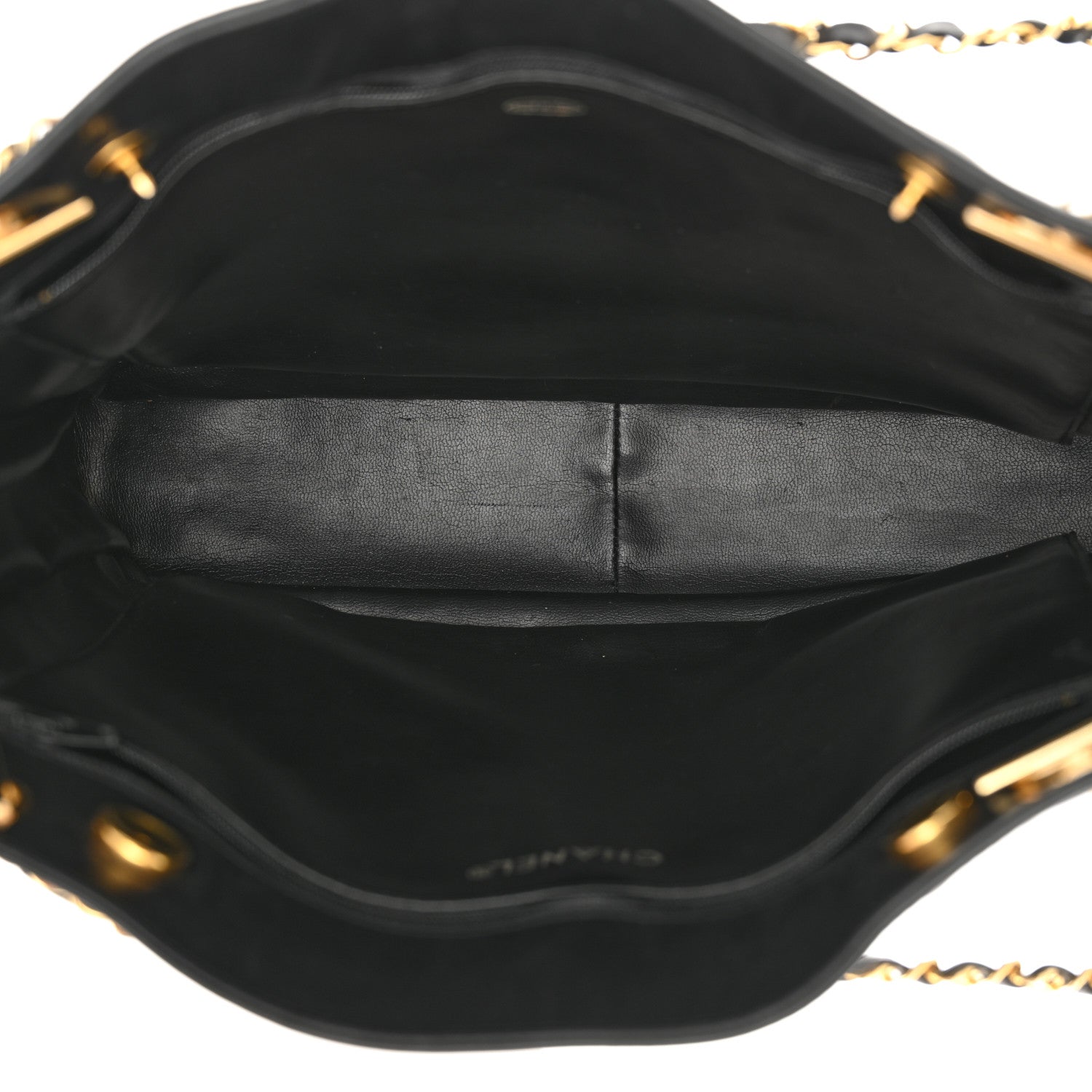 Chanel Lambskin Quilted Shoulder Bag Black 5 of 19