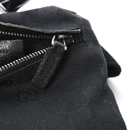 Gucci GG Monogram Double Pocket Belt Bag Black 9 of 10