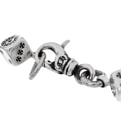 Chrome Hearts Sterling Silver Dice Cross Ball Bracelet 4 of 4
