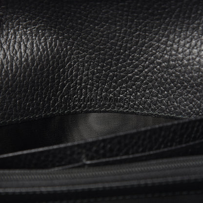 Gucci Dollar Calfskin GG Marmont Continental Wallet Black 6 of 9