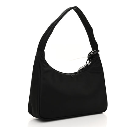 Prada Tessuto Nylon Mini Re-Edition 2000 Bag Black 3 of 12