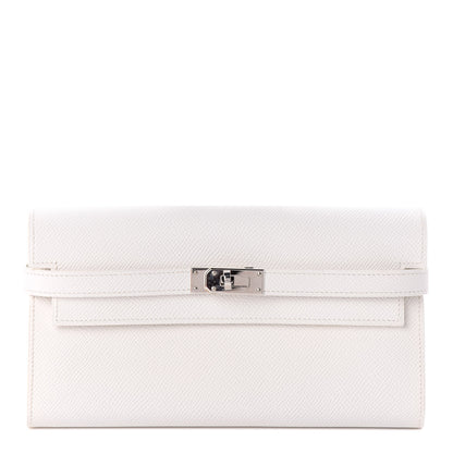 Hermes Epsom Kelly Longue Wallet White 1 of 6