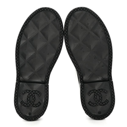 Chanel Caoutchouk CC High Boots 41 Black 5 of 8