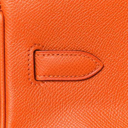 Hermes Epsom Birkin 35 Orange 18 of 34
