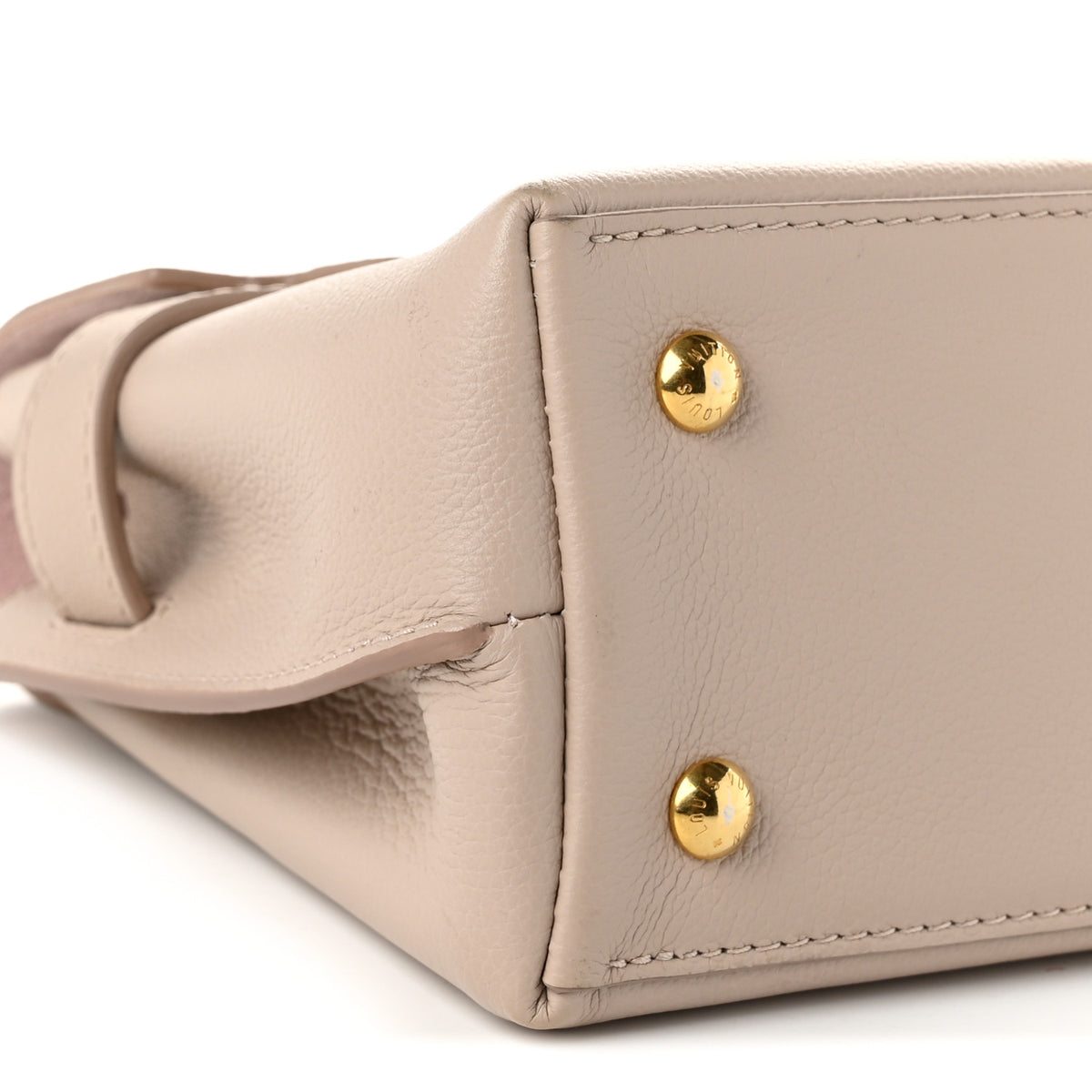 Soft Calfskin Mini Lockme Ever Greige