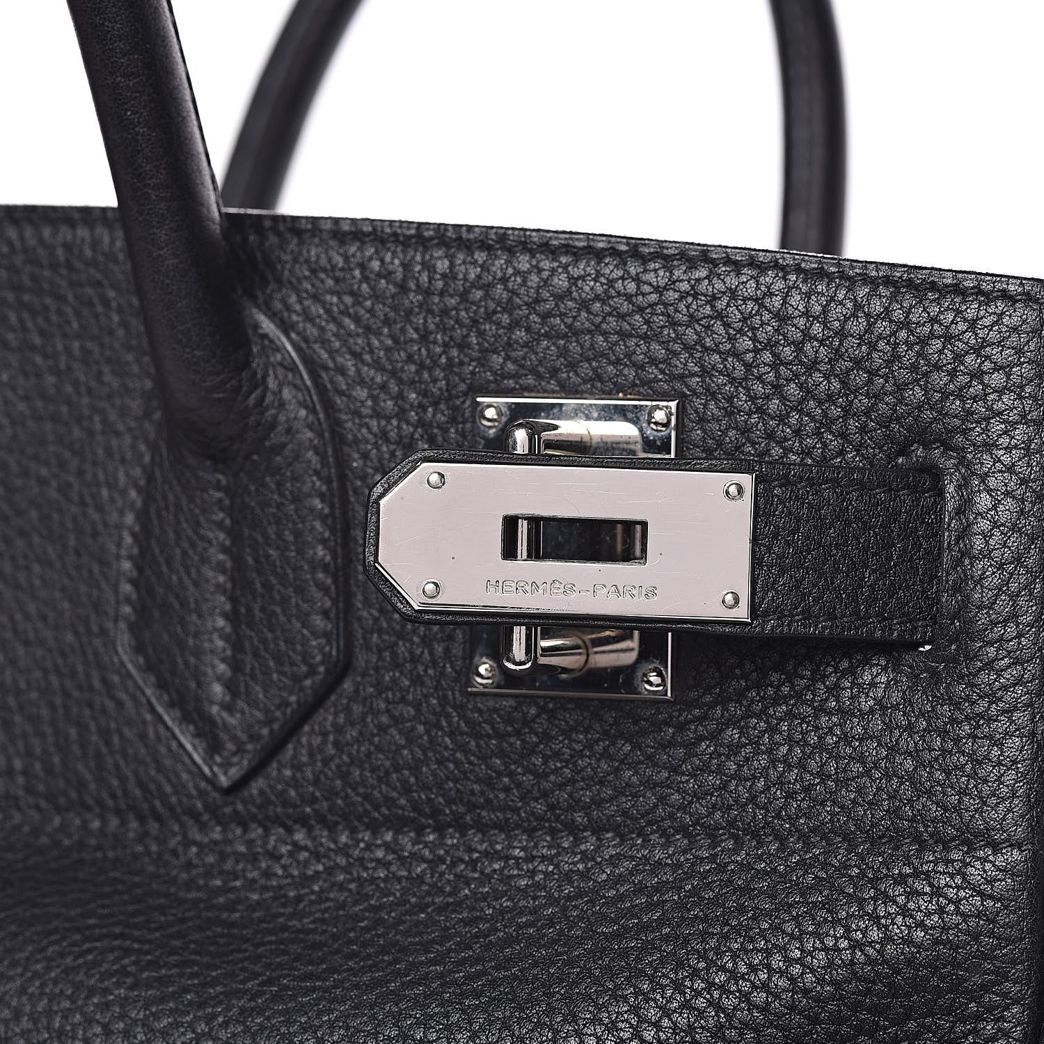 Hermes Taurillon Clemence HAC Birkin 40 Black 9 of 33